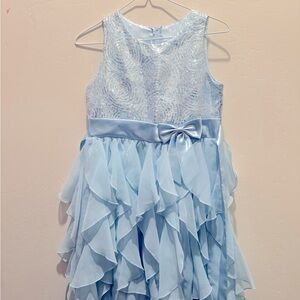 American Princess Crystal Blue Dress size 16